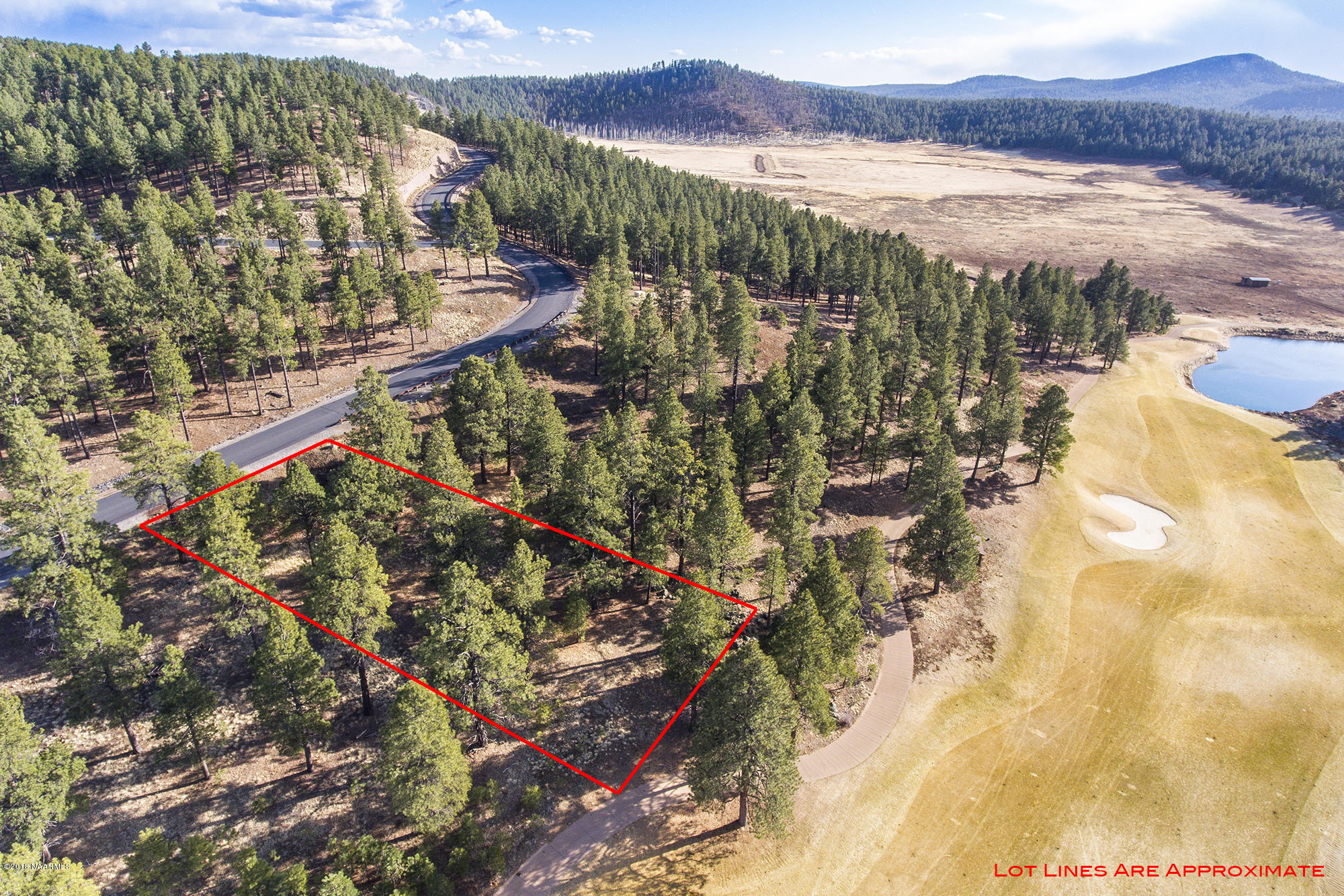 3995 South Flagstaff Ranch Road Flagstaff, AZ 86005 - Photo 25 of 29 Aerial9 Lot Line