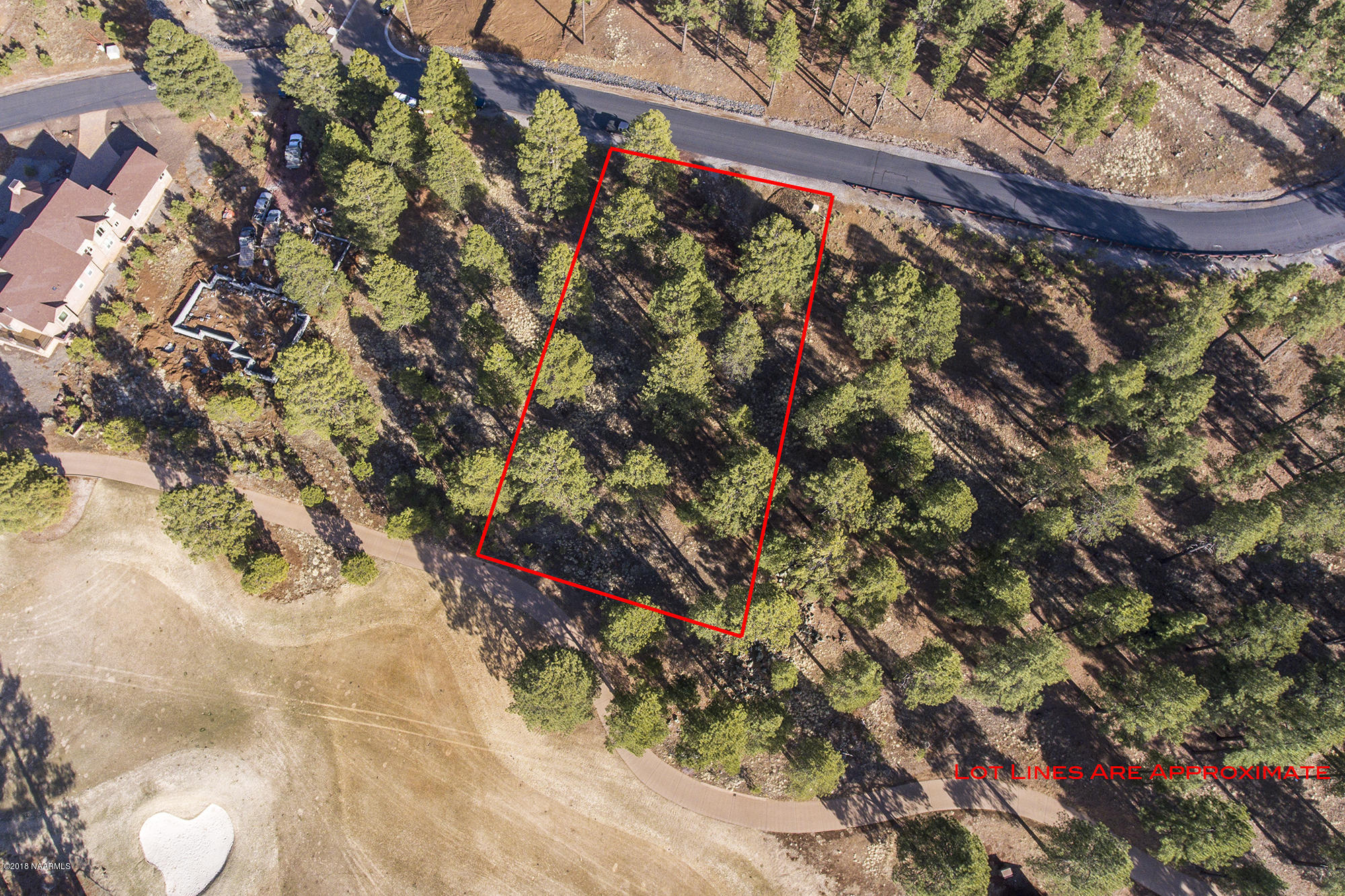 3995 South Flagstaff Ranch Road Flagstaff, AZ 86005 - Photo 27 of 29 Aerial10 Lot Line