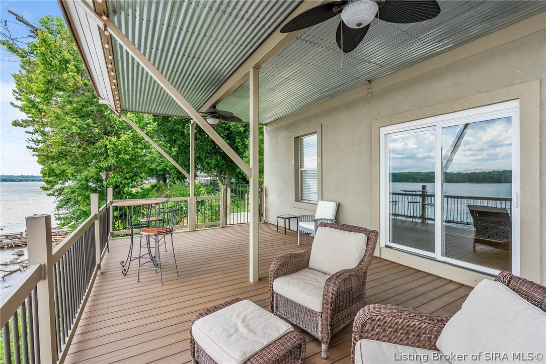 4702 Upper River Road Jeffersonville, IN 47130 - Photo 16 of 69 1st Floor Covered Deck