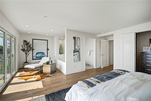 a living room with furniture a potted plant and a potted plant