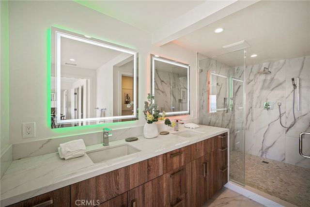 an aerial view of residential house with outdoor space