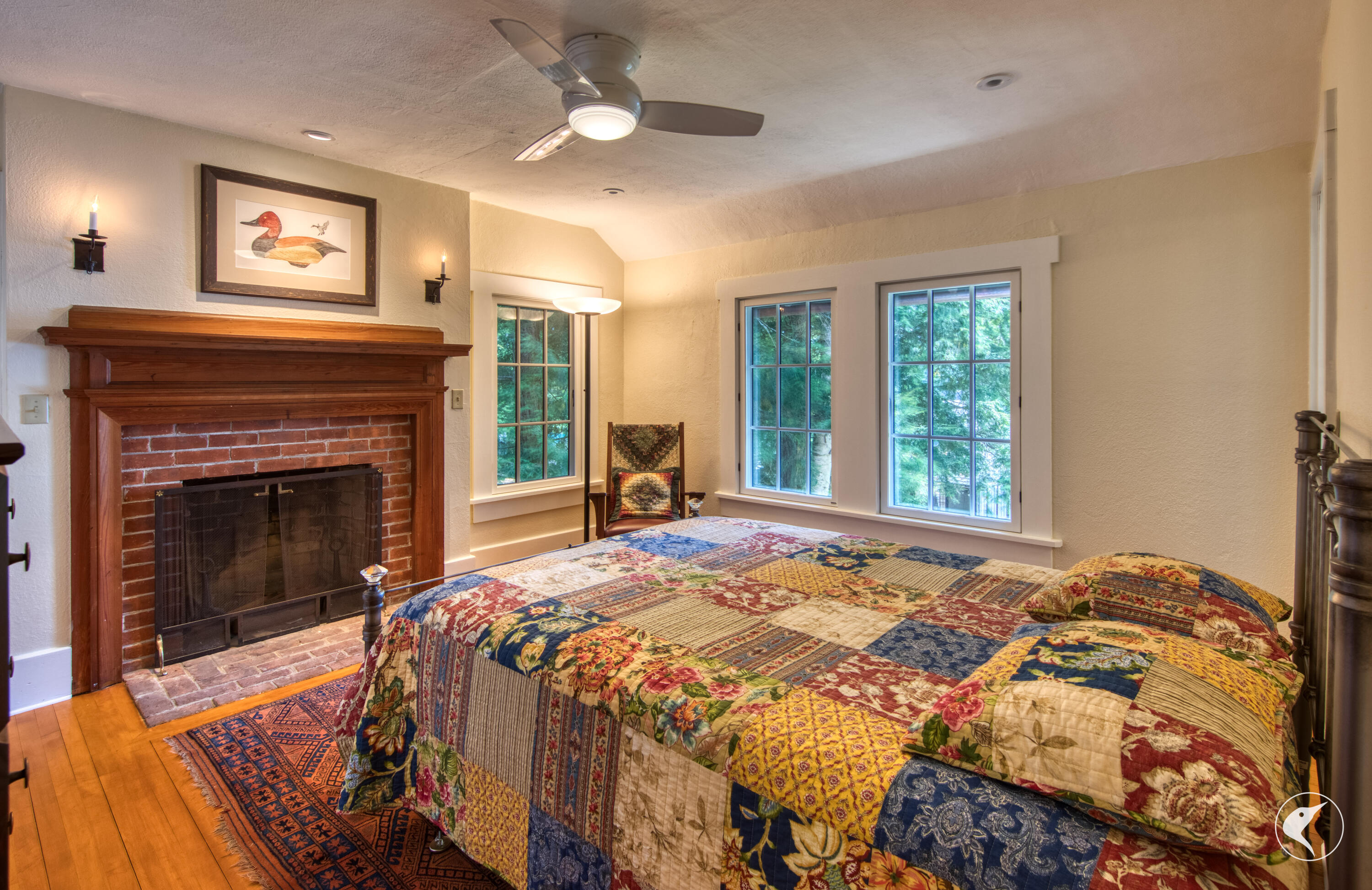 40 County Rte 46 Tupper Lake, NY 12986 - Photo 64 of 91 Lakeside Bedroom with Fireplace