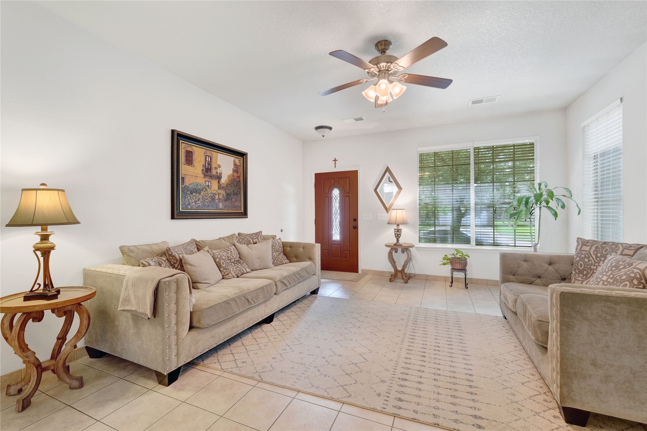 2923 Rising Sun Road Katy, TX 77449 - Photo 8 of 35 a living room with furniture and a large window