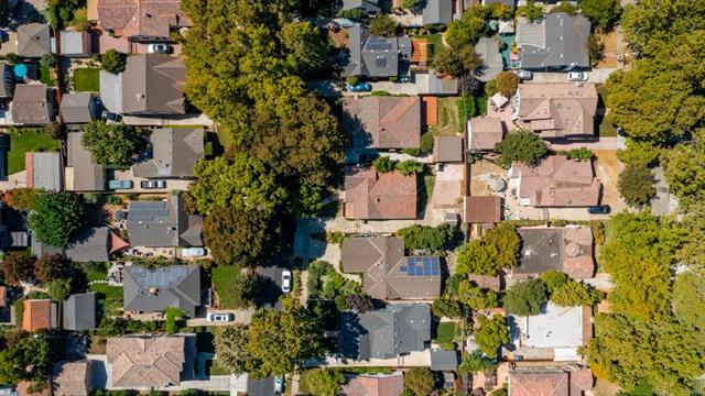 1145 Clark Way San Jose, CA 95125 - Photo 23 of 26 an aerial view of residential houses with outdoor space