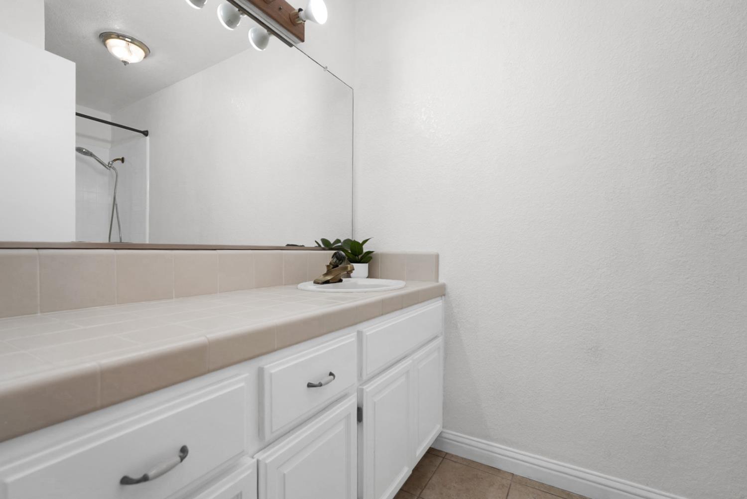 2195 Brigadoon Walk Manteca, CA 95336 - Photo 14 of 41 a bathroom with a sink and cabinets