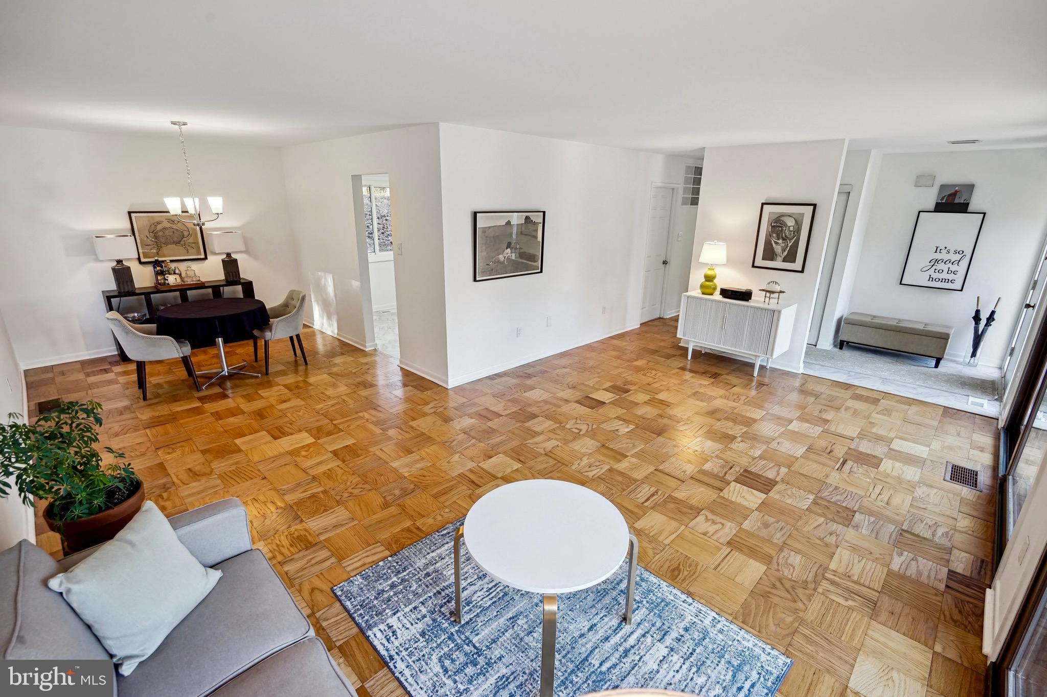 2302 Staley Road Reston, VA 20191 - Photo 17 of 17 Open Floor Plan, red oak parquet floors