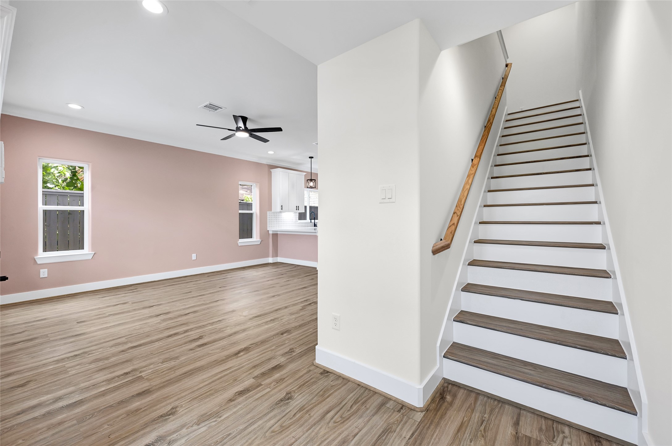 3834 Mt Pleasant Street Houston, TX 77021 - Photo 19 of 50 wooden floor in an empty room with a window