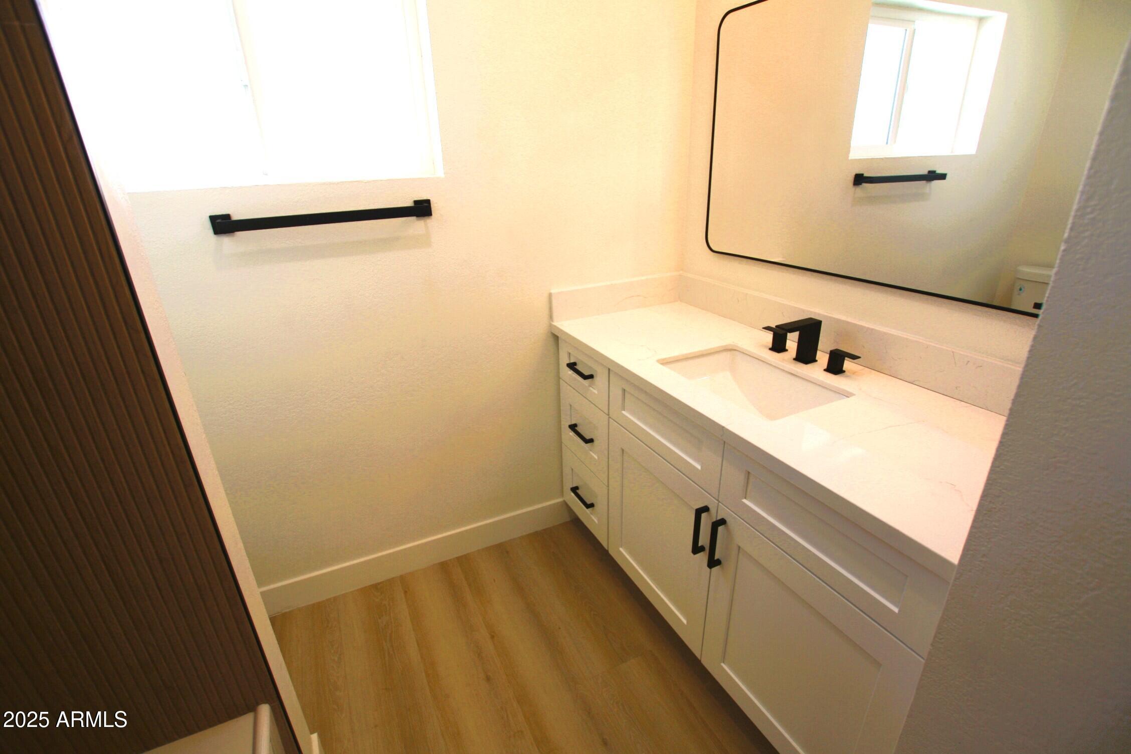 443 North Sycamore Mesa, AZ 85201 - Photo 30 of 33 a bathroom with a sink and mirror
