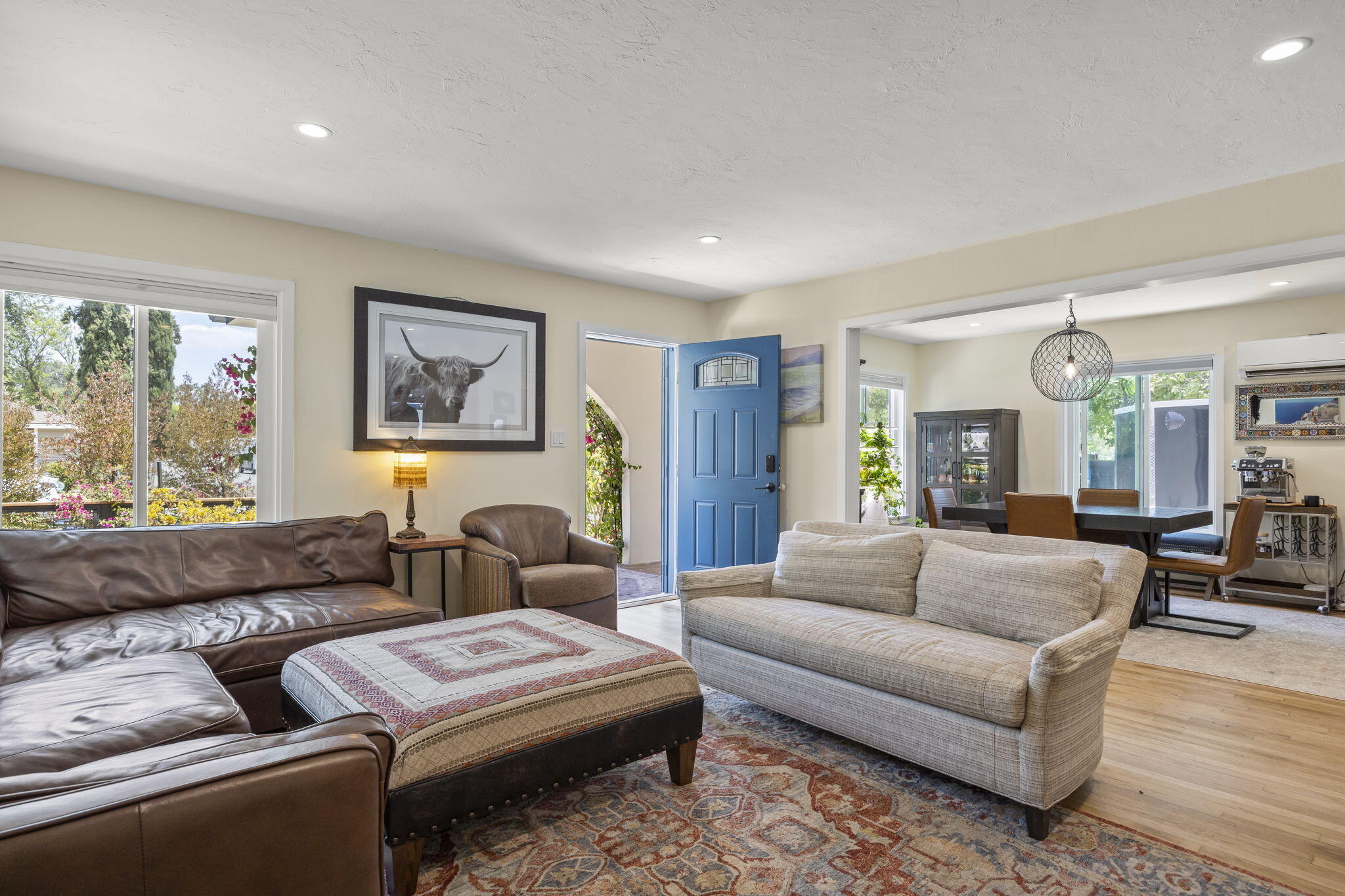 301 Park Road Ojai, CA 93023 - Photo 11 of 38 a living room with furniture and a large window