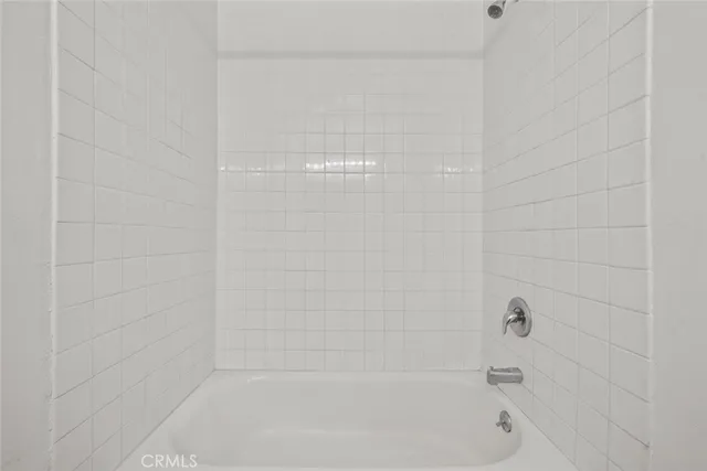 a close up of a bathtub