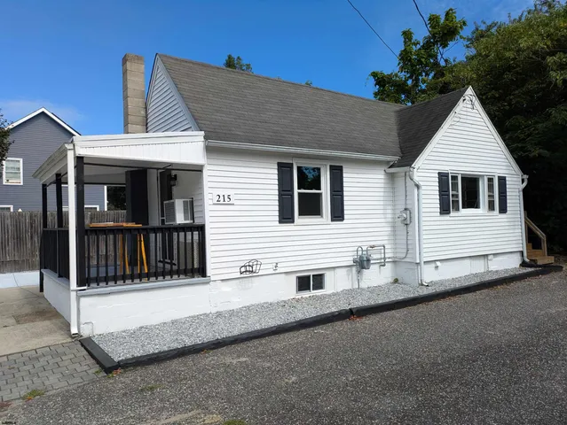 a view of a house with a porch