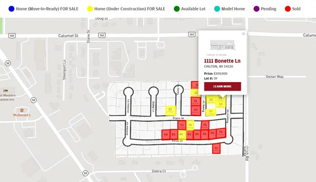 $309,900 | 1111 Bonnette Lane, Chilton, WI 53014