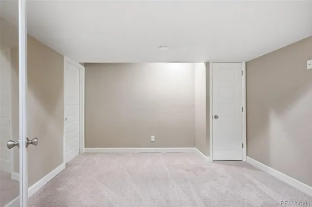 a view of an empty room