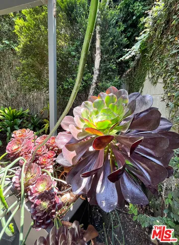 a living room with furniture pool table and a window