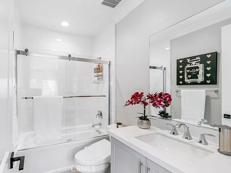 65 Rockinghorse Irvine, CA 92602 - Photo 30 of 45 a bathroom with a sink toilet and shower