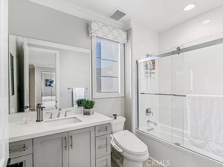 65 Rockinghorse Irvine, CA 92602 - Photo 32 of 45 a bathroom with a sink toilet and shower
