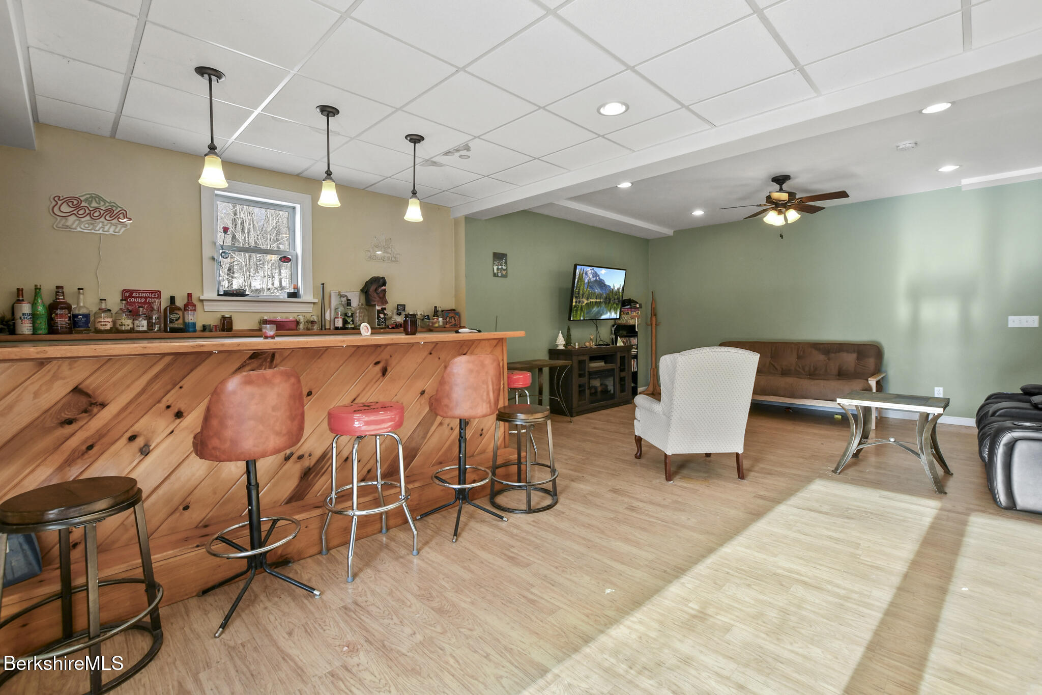 41 S Road Peru, MA 01235 - Photo 25 of 45 Family Room with Bar
