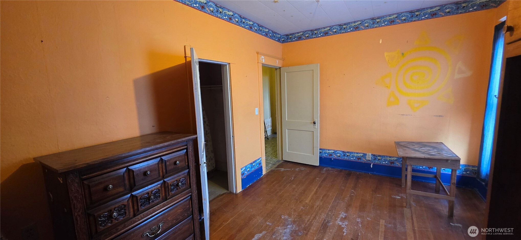 15841 Highway 2 Waterville, WA 98858 - Photo 25 of 40 a view of bedroom with furniture and wooden floor