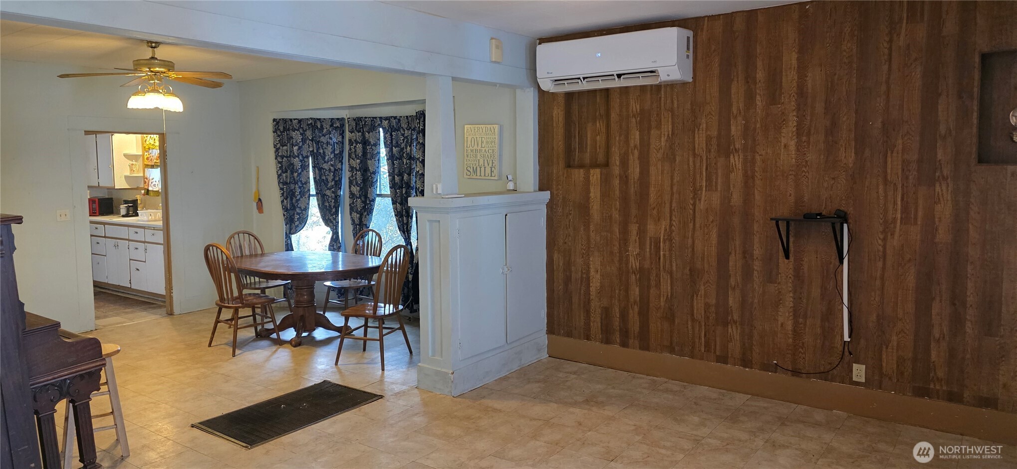 15841 Highway 2 Waterville, WA 98858 - Photo 8 of 40 a view of a dining room with furniture and chandelier