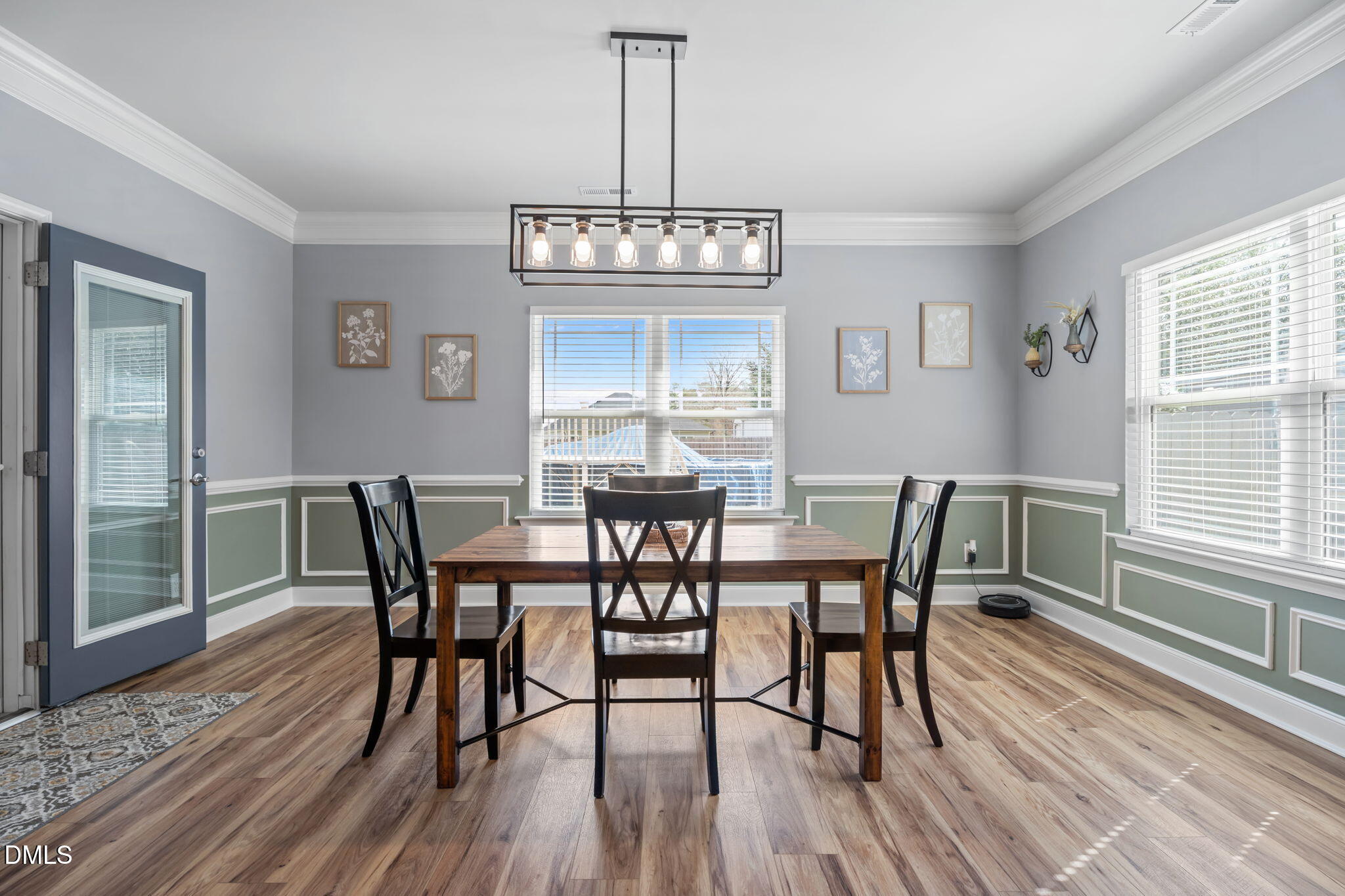 9405 Whitley Road Bailey, NC 27807 - Photo 17 of 51 a view of a dining room with furniture window and wooden floor
