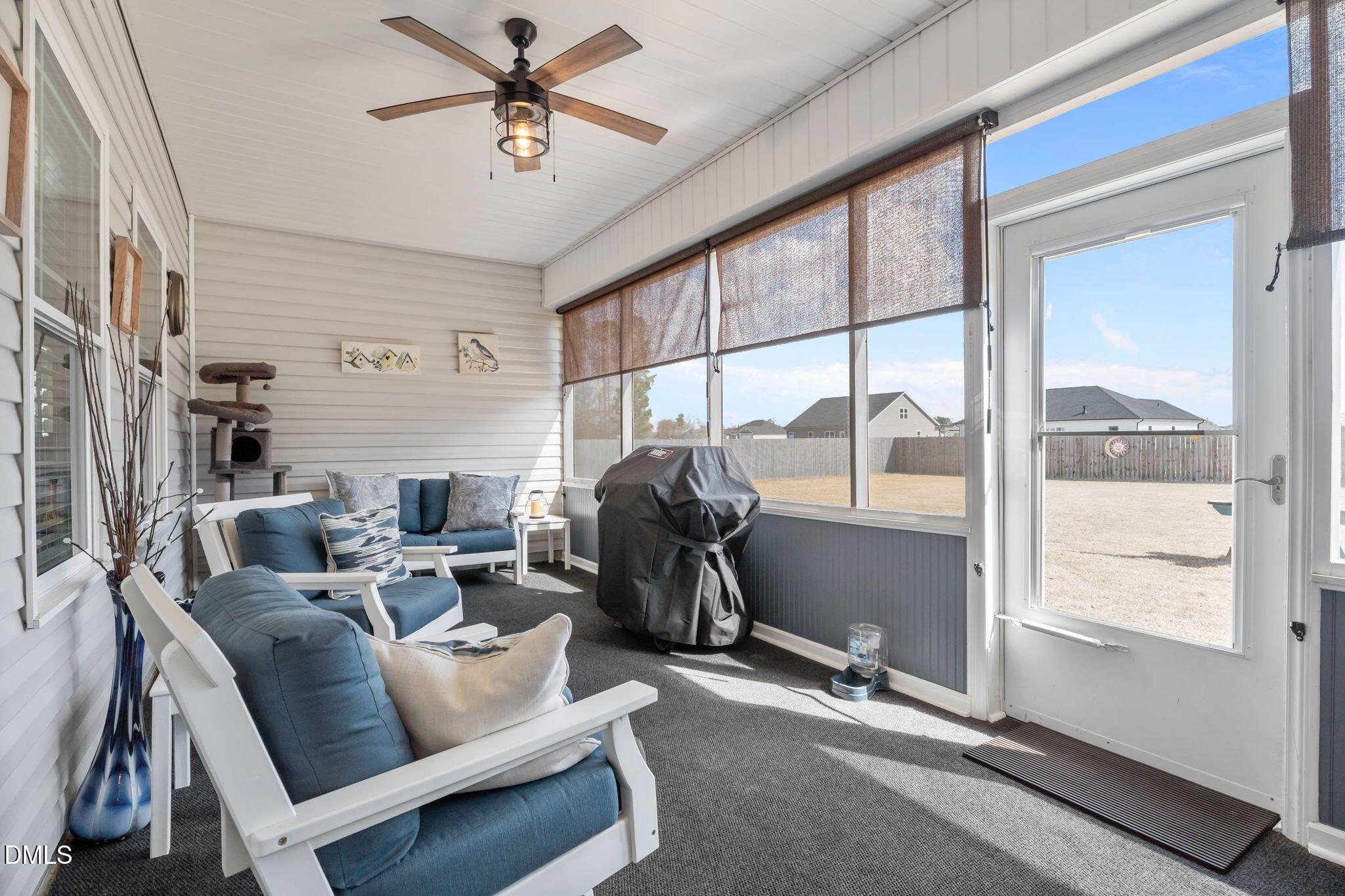 9405 Whitley Road Bailey, NC 27807 - Photo 38 of 51 a living room with furniture and a large window