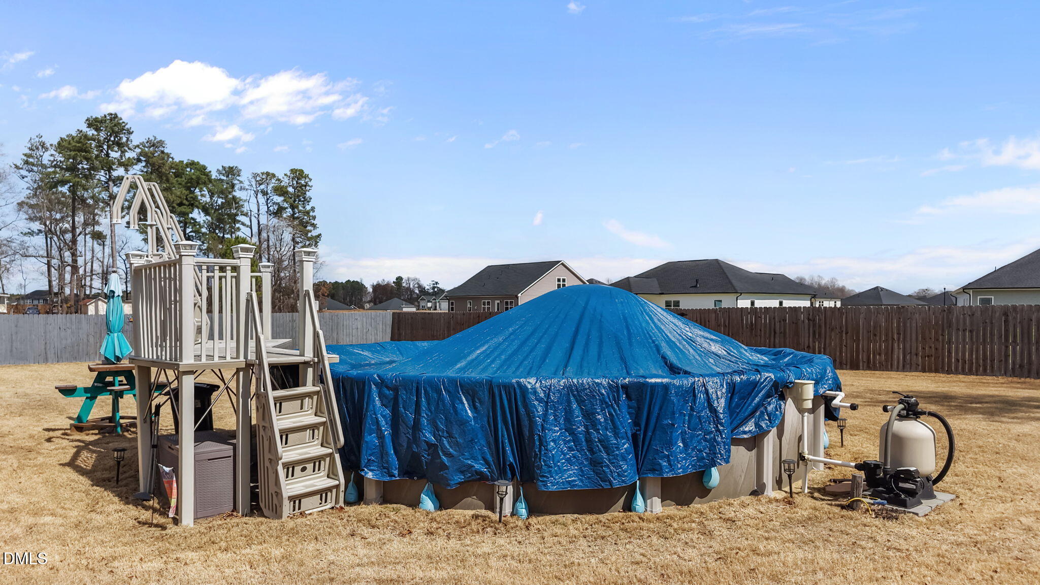 9405 Whitley Road Bailey, NC 27807 - Photo 44 of 51 a view of a backyard with potted plants