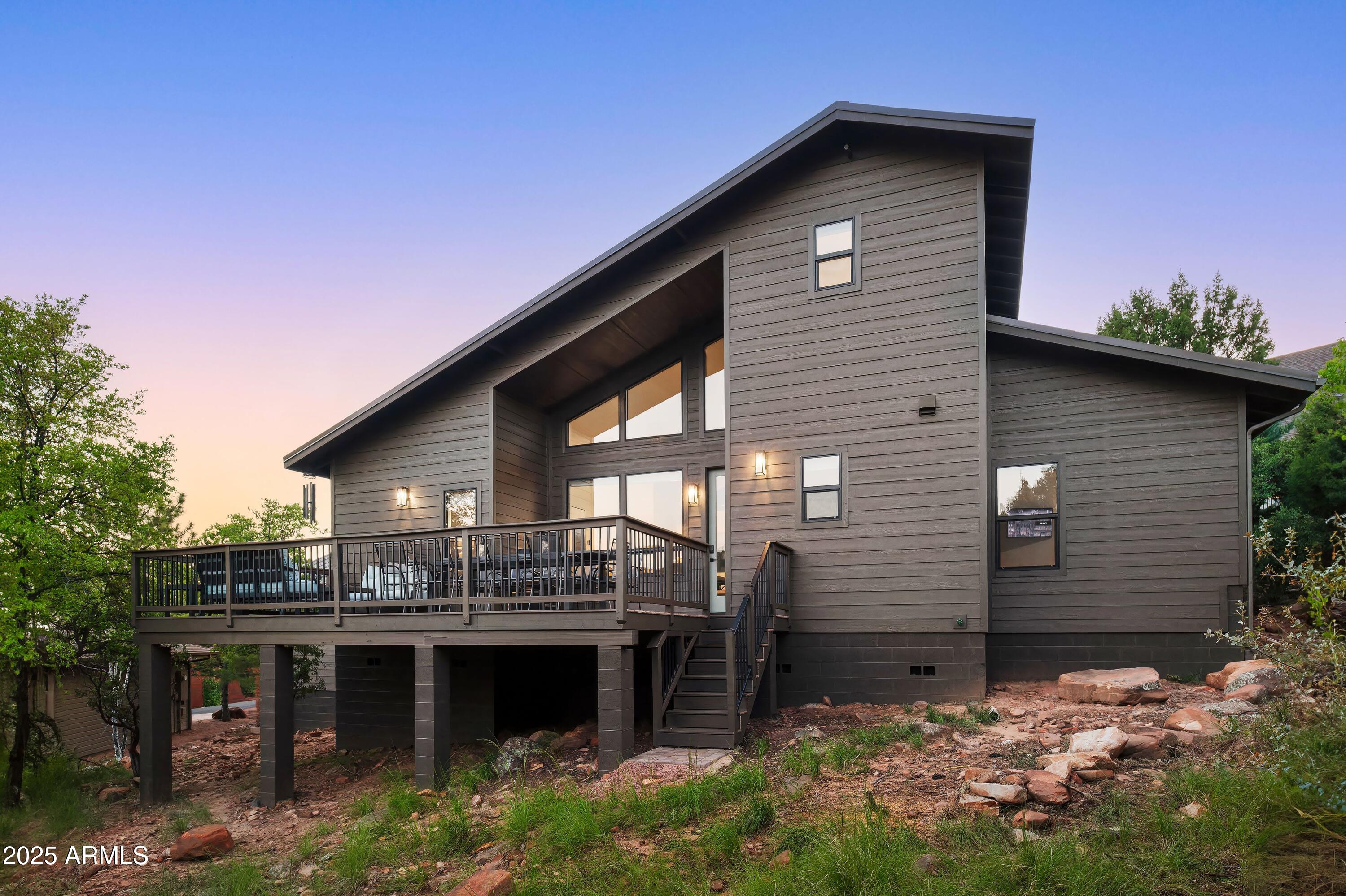6564 Spirit Trail Pine, AZ 85544 - Photo 1 of 28 Backyard_Trendy Pine LodgeHR