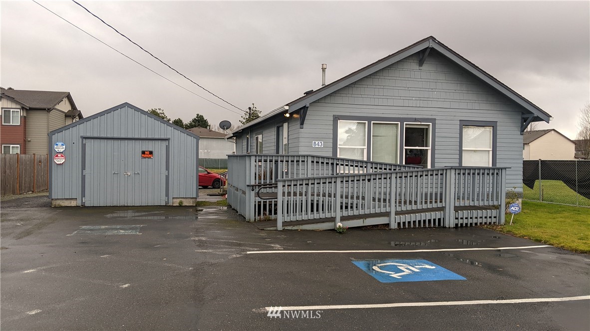 843 Cook Road Sedro-Woolley, WA 98284 - Photo 1 of 8 a view of a house with a garage