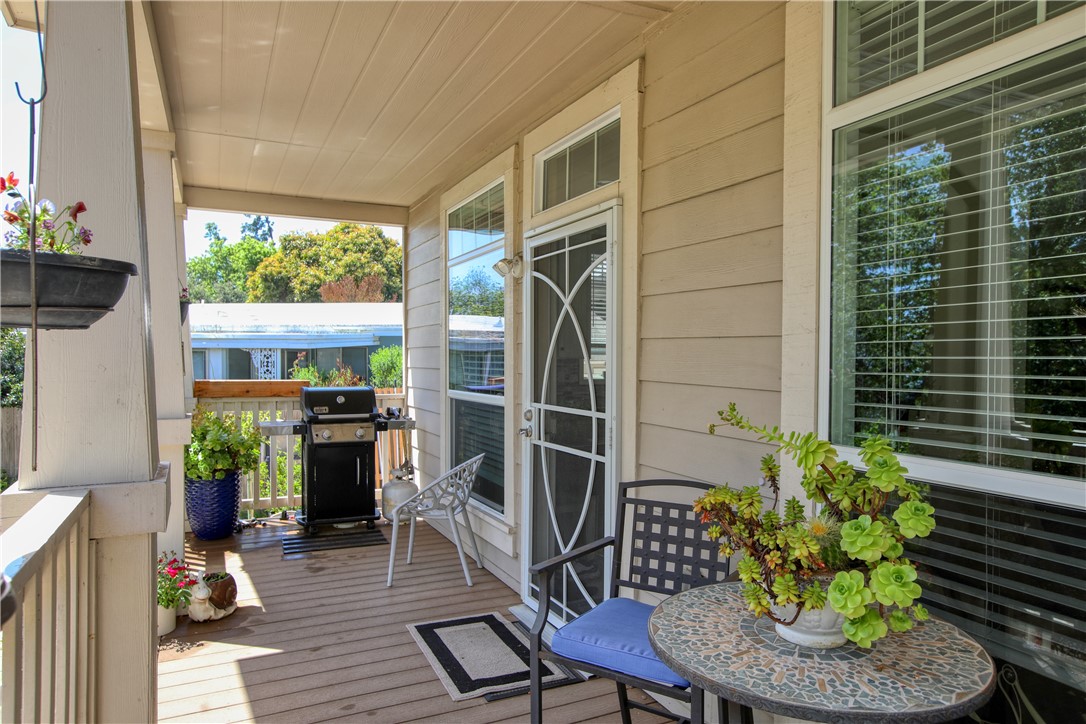 950 Huasna Road, Unit 37 Arroyo Grande, CA 93420 - Photo 42 of 43 Back deck just off the kitchen and livingroom