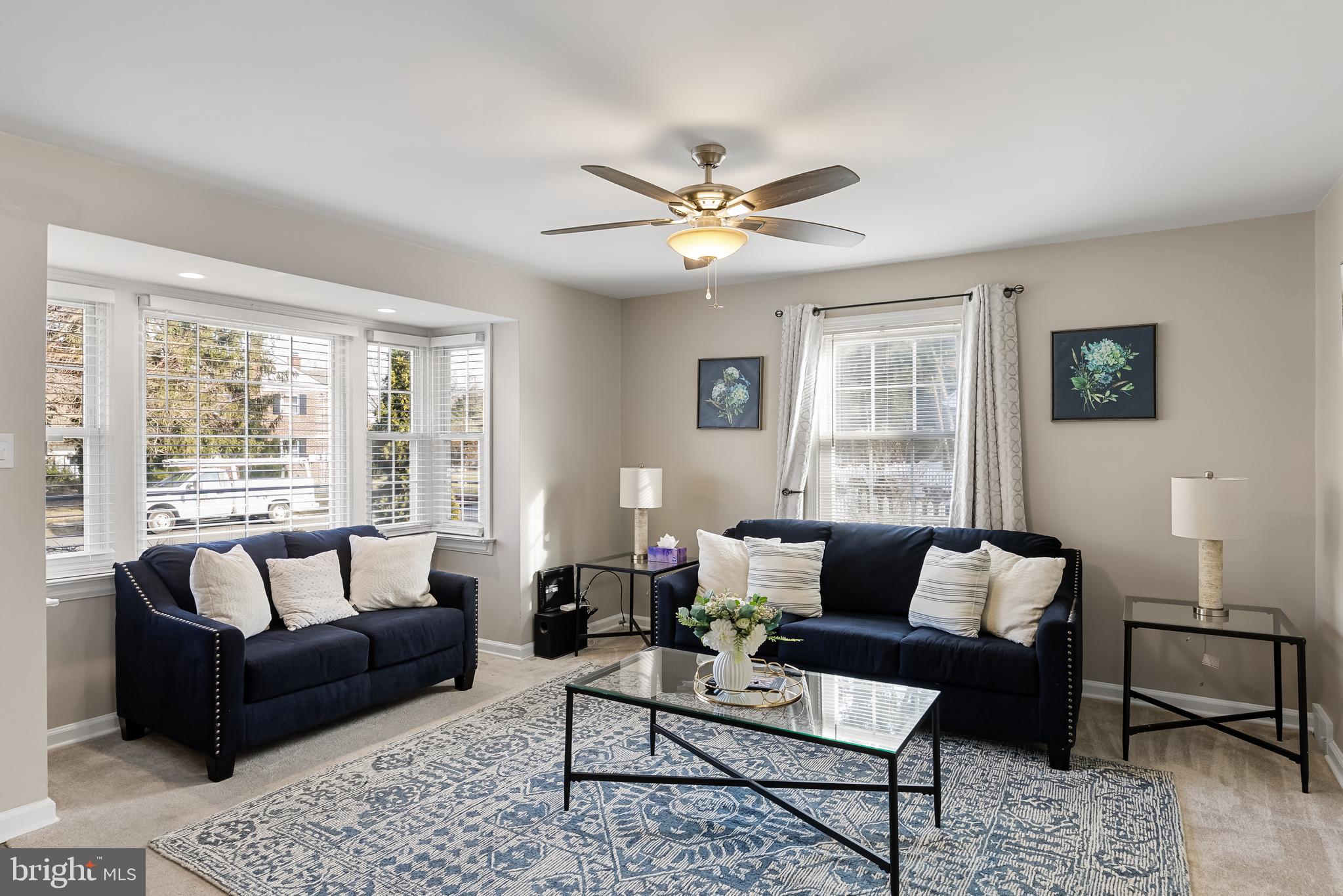 132 Merion Road Cherry Hill, NJ 08002 - Photo 6 of 40 LIGHT FILLED LIVING ROOM