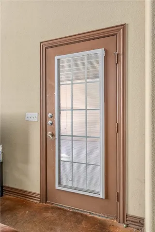 an empty room with window