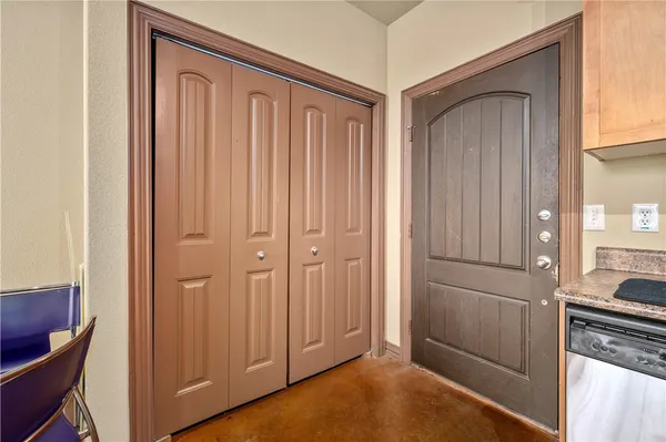 a view of a storage & utility room