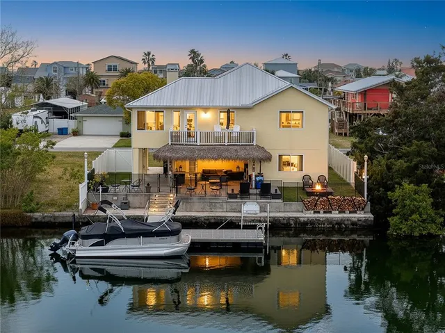 a view of a lake from a balcony