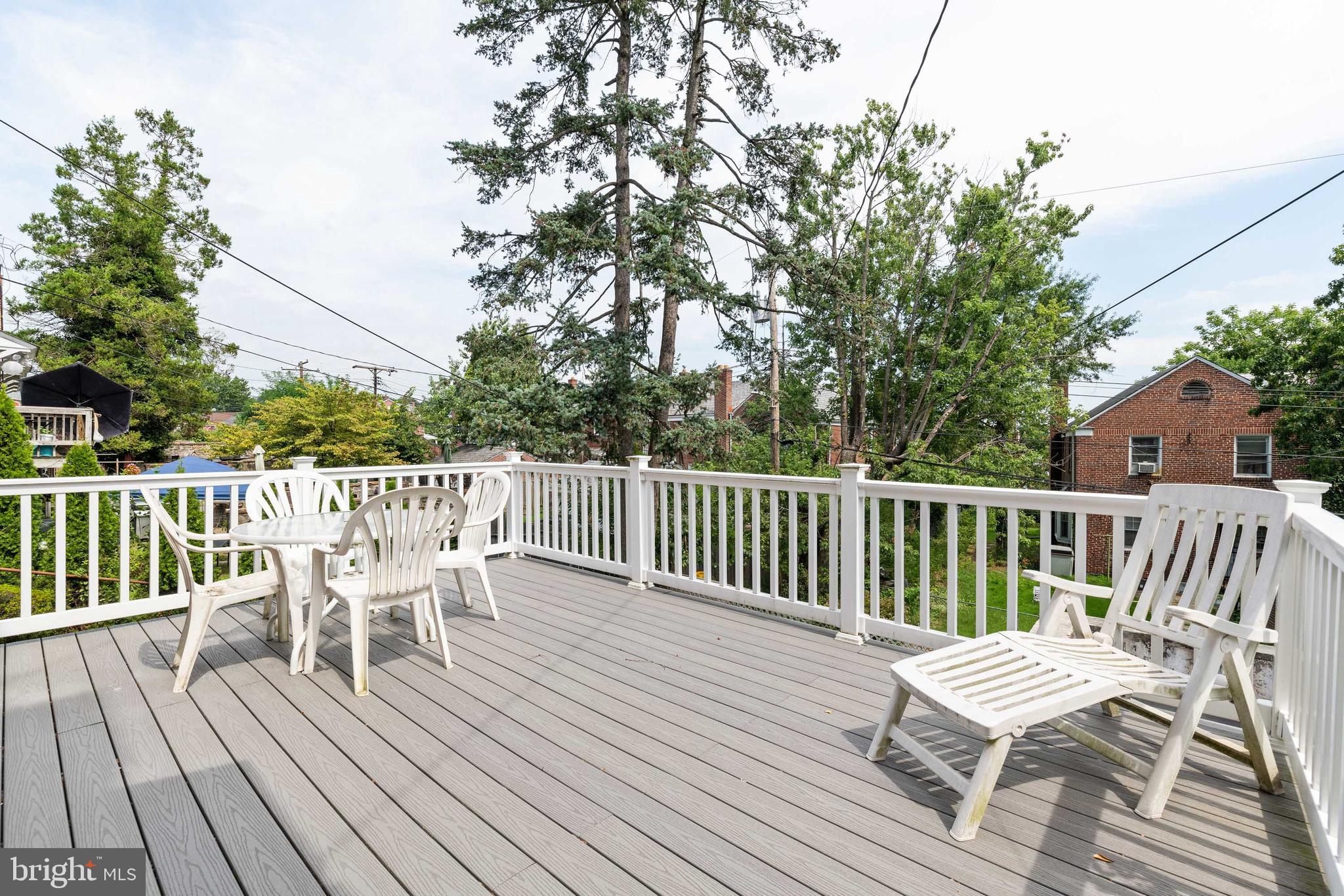 3713 Delverne Road Baltimore, MD 21218 - Photo 31 of 39 Low Maintenance Deck Off of Kitchen