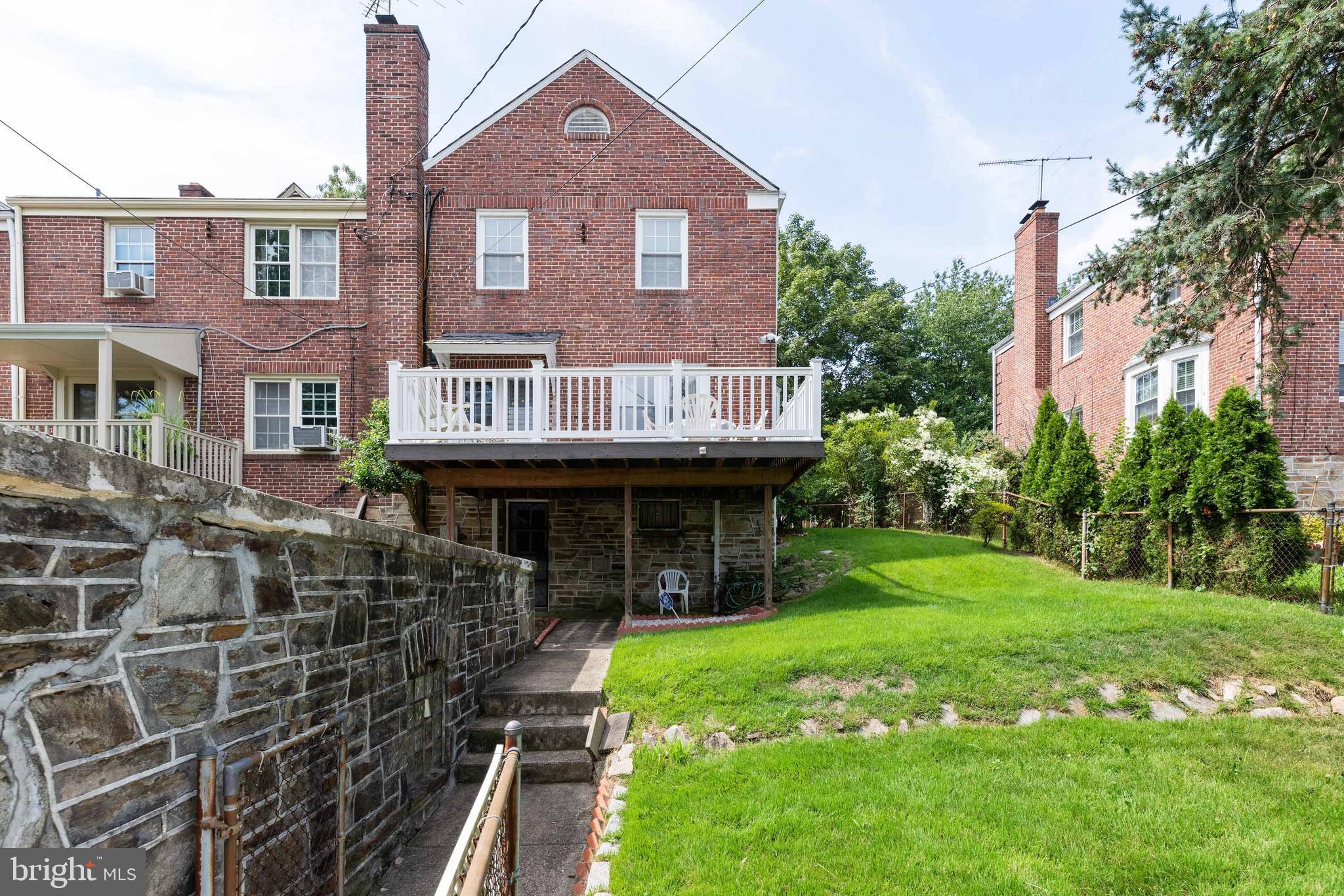 3713 Delverne Road Baltimore, MD 21218 - Photo 35 of 39 Rear View of Home