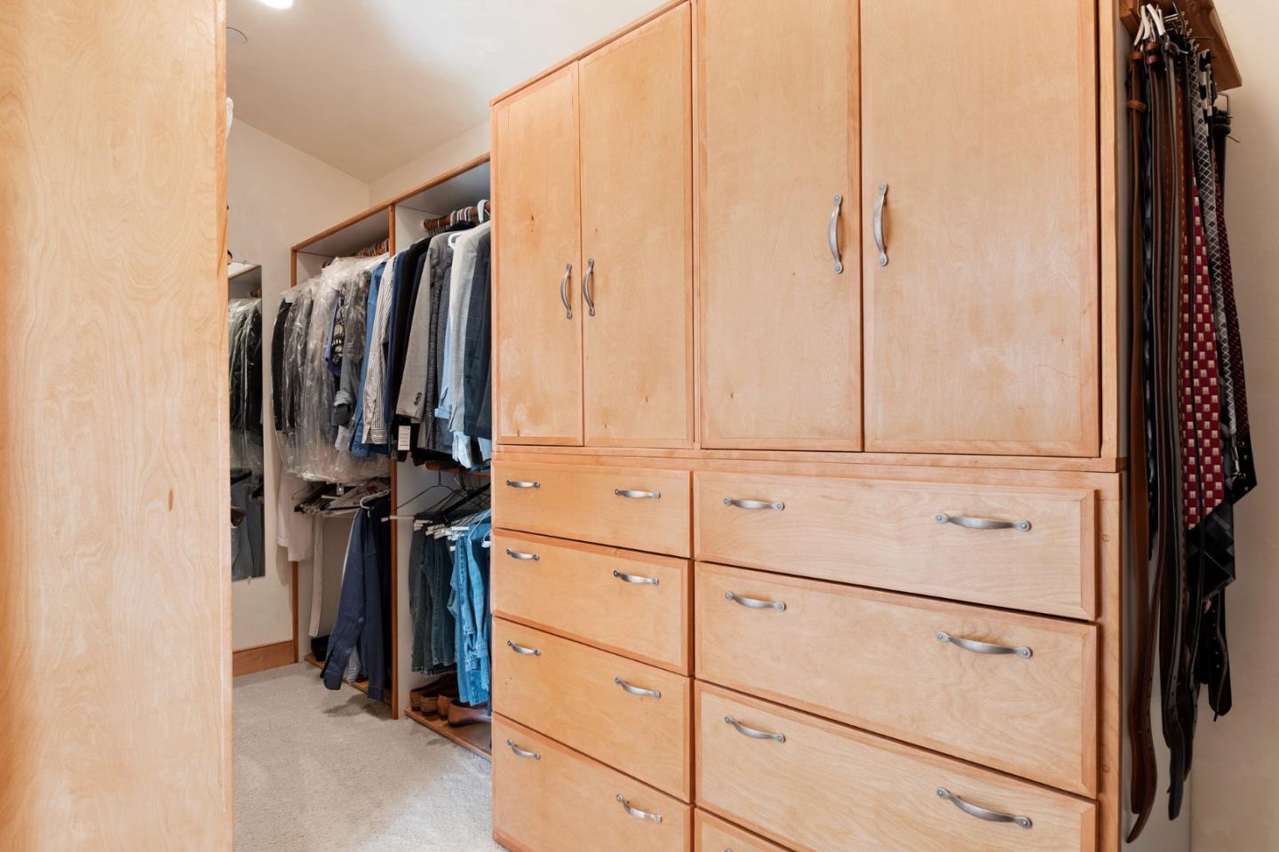 175 Chaparral Road Carmel Valley, CA 93924 - Photo 35 of 66 a view of walk in closet with clothes