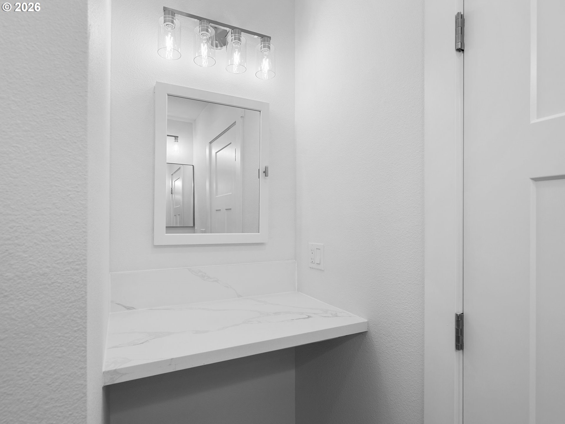 20270 Southwest Jaylee Street Beaverton, OR 97078 - Photo 28 of 40 a bathroom with a sink and a mirror