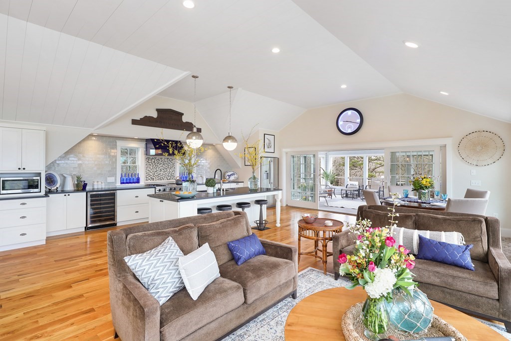 18 Snow Shore Road Orleans, MA 02653 - Photo 12 of 42 a living room with furniture and a large window