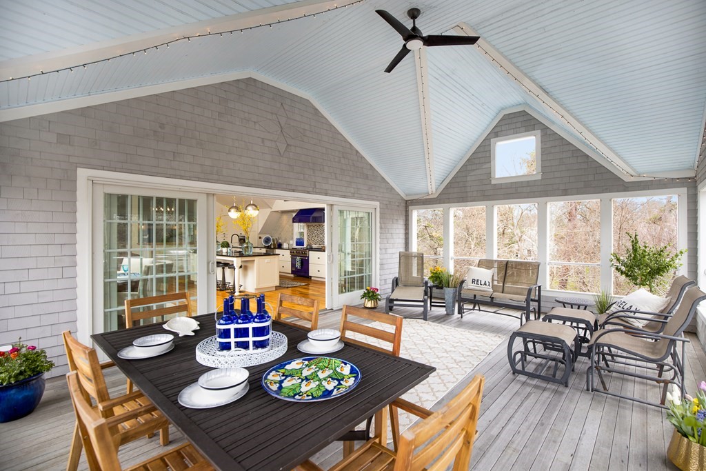 18 Snow Shore Road Orleans, MA 02653 - Photo 17 of 42 a living room with furniture and a large window