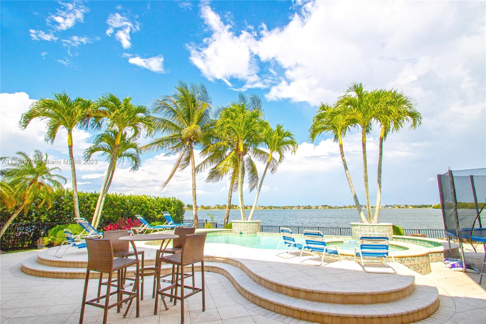 Miramar Miramar, FL 33029 - Photo 11 of 20 a swimming pool with outdoor seating and yard
