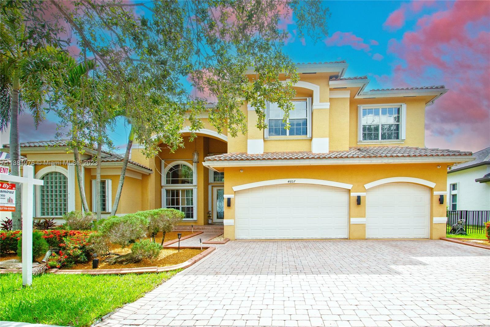 Miramar Miramar, FL 33029 - Photo 2 of 20 a front view of a house with a garden