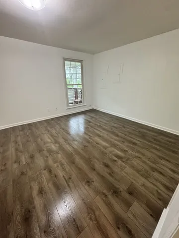 wooden floor in an empty room