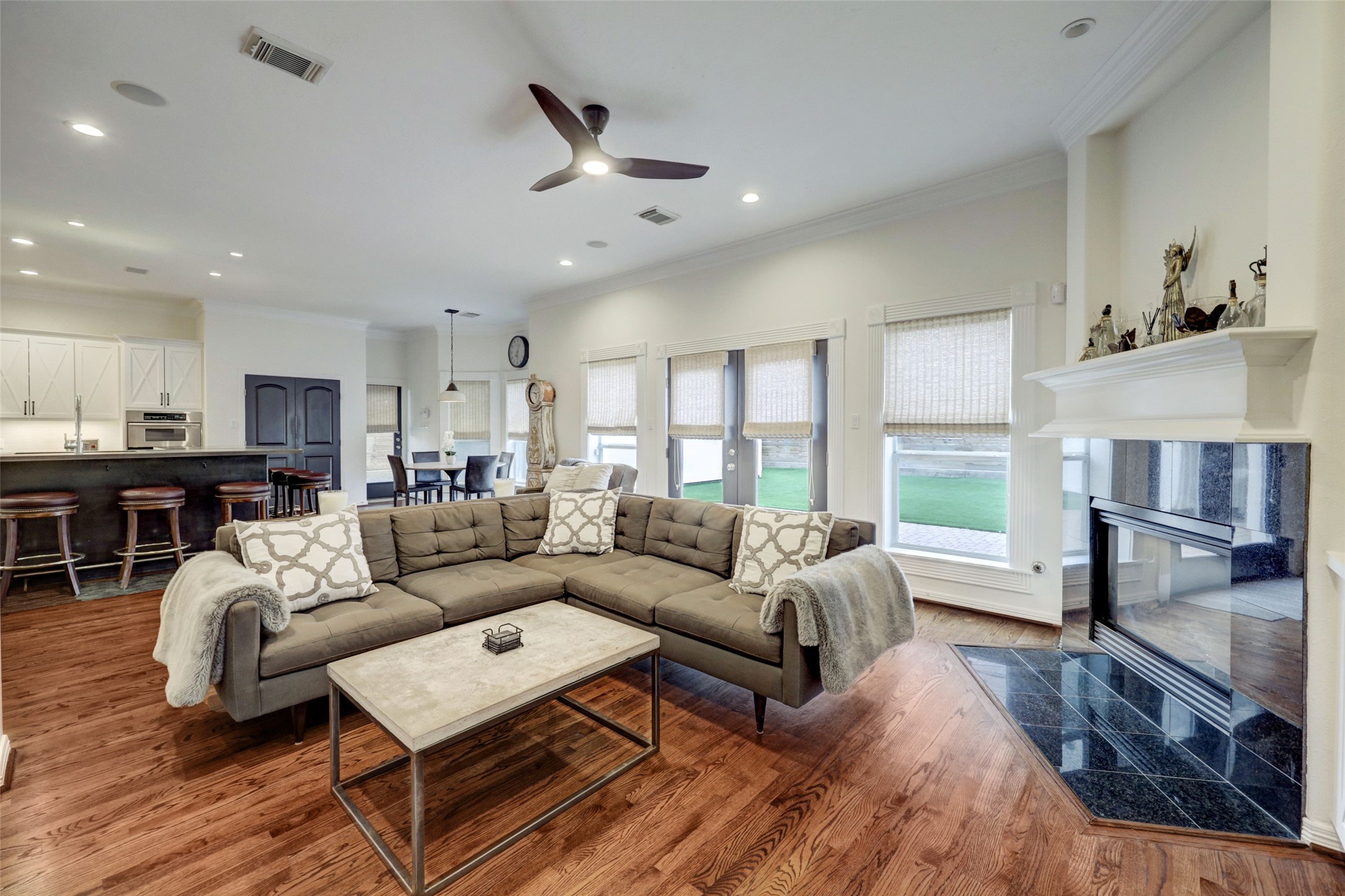 4004 Childress Street Houston, TX 77005 - Photo 14 of 34 a living room with furniture and a large window