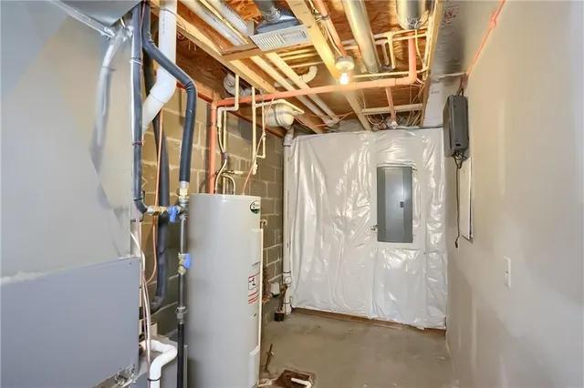 a view of a storage & utility room