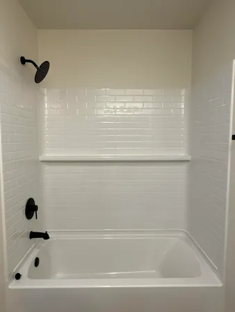 a view of a room that has a window in it