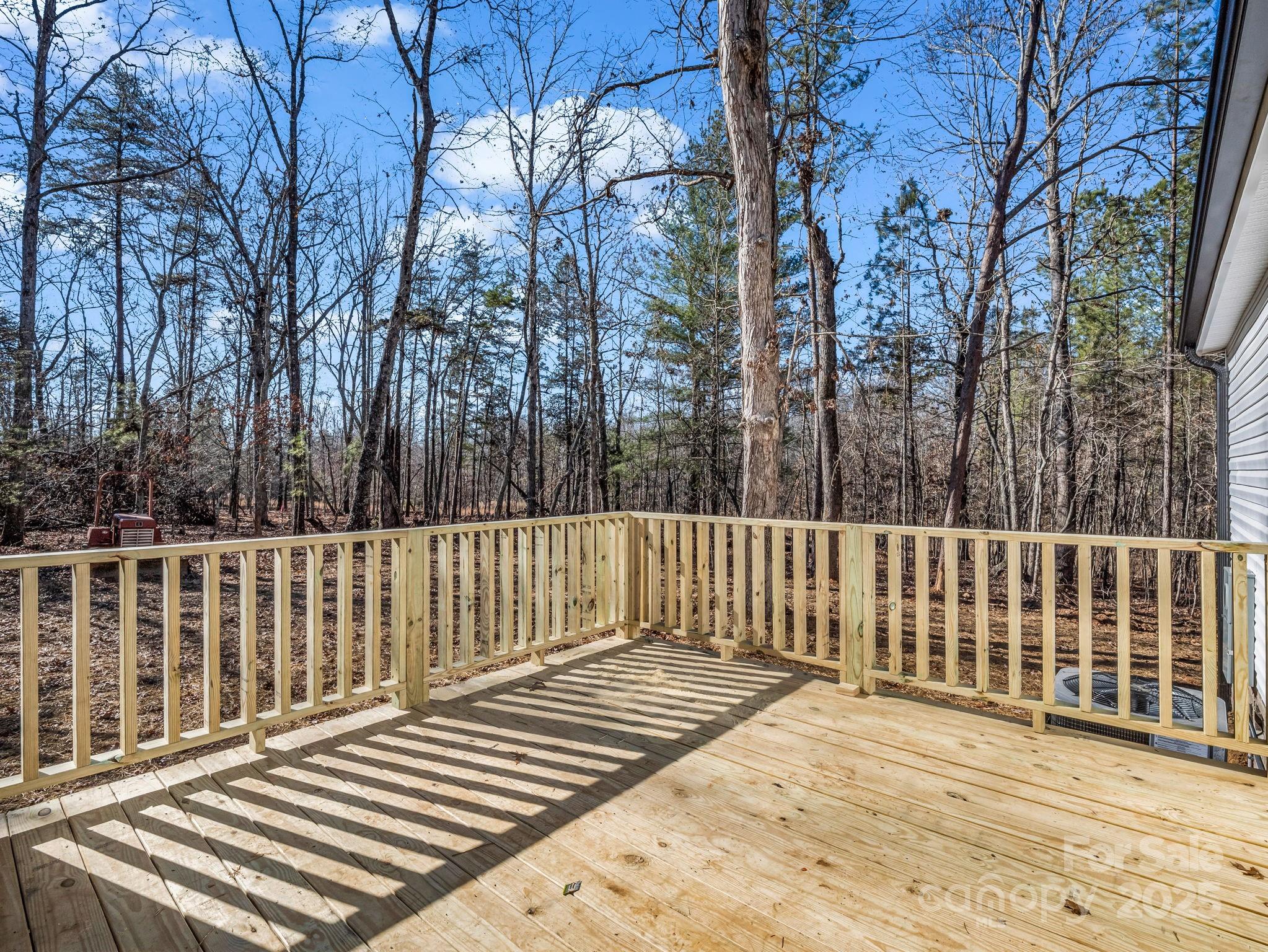 844 Tiney Road Ellenboro, NC 28040 - Photo 33 of 45 a view of balcony with wooden floor and fence
