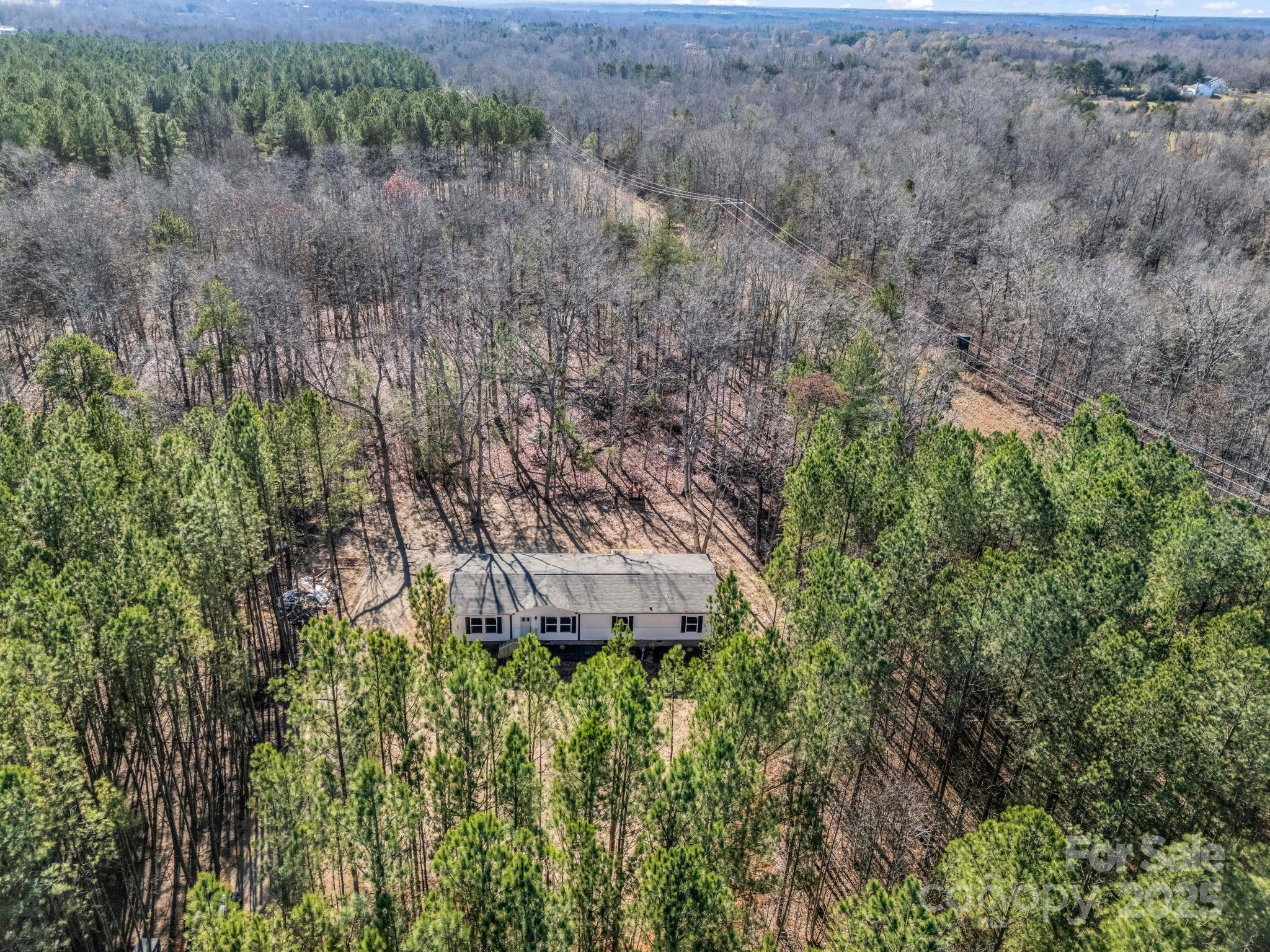844 Tiney Road Ellenboro, NC 28040 - Photo 43 of 45 a view of a house in a forest