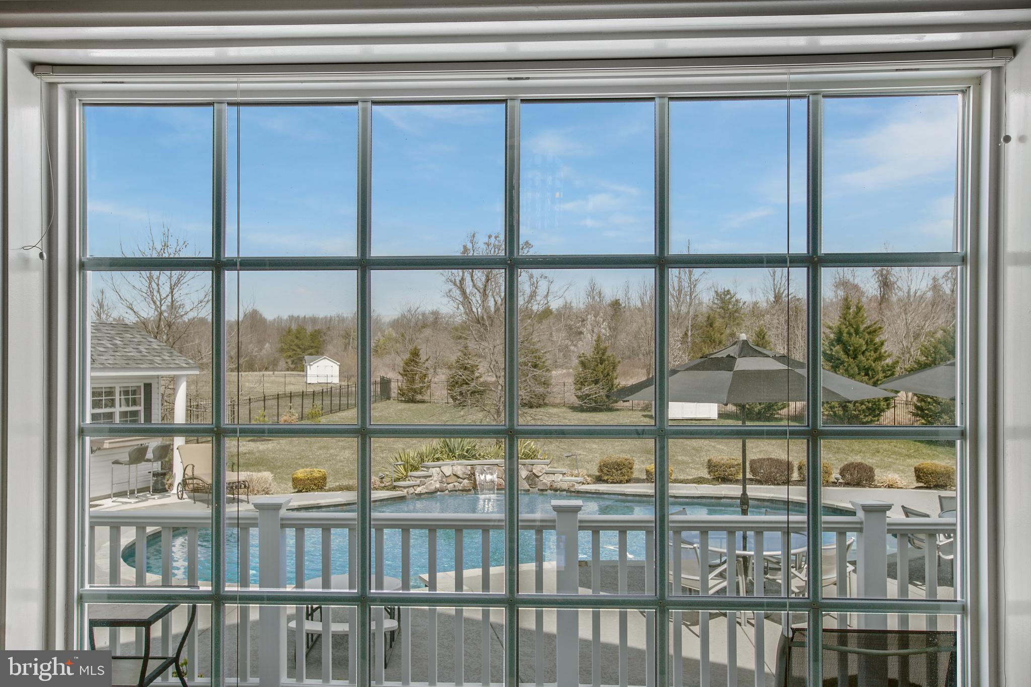 14302 Derby Ridge Road Bowie, MD 20721 - Photo 16 of 85 View of Salt Water Pool From Inside The Great Room