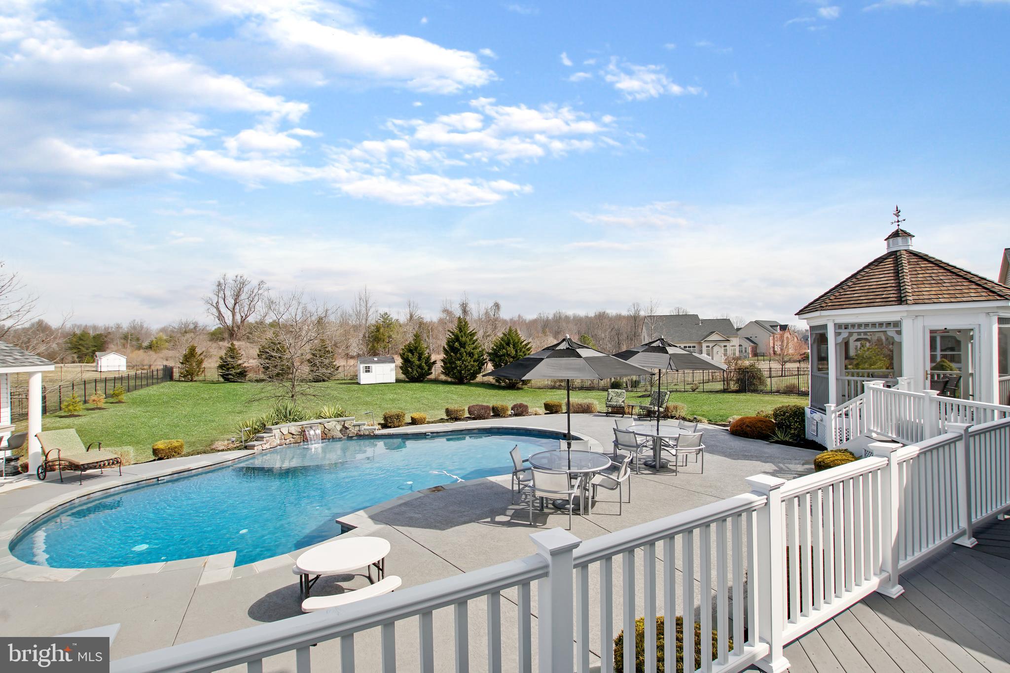 14302 Derby Ridge Road Bowie, MD 20721 - Photo 73 of 85 Salt Water Pool and Gazebo