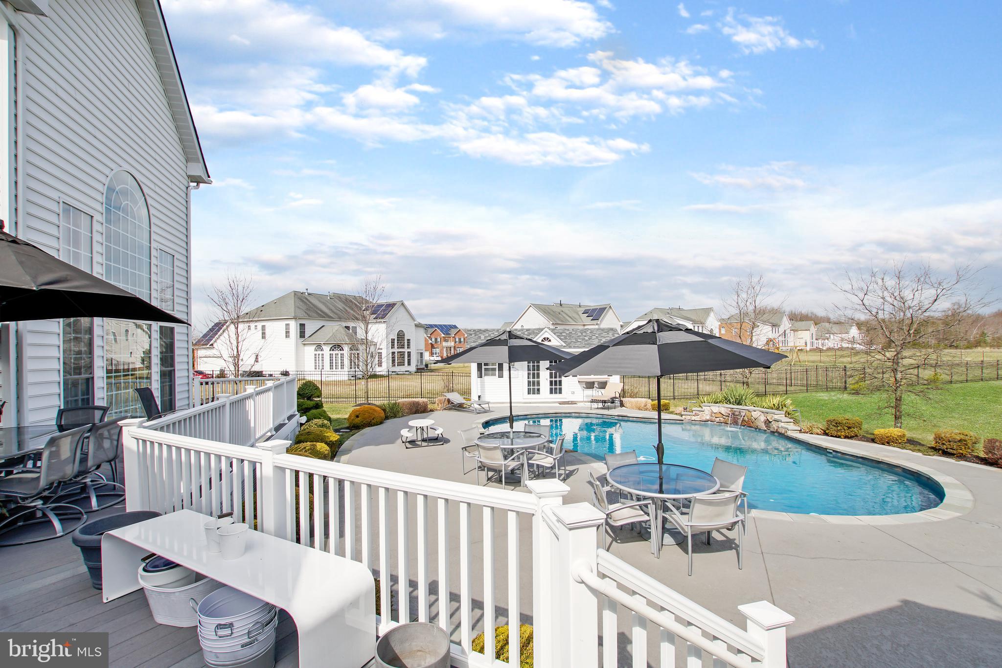 14302 Derby Ridge Road Bowie, MD 20721 - Photo 75 of 85 Rear Deck and Salt Water Pool